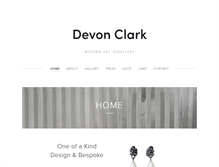 Tablet Screenshot of devonclarkdesign.com